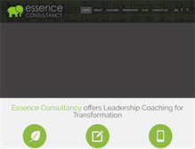 Tablet Screenshot of essenceconsultancy.com